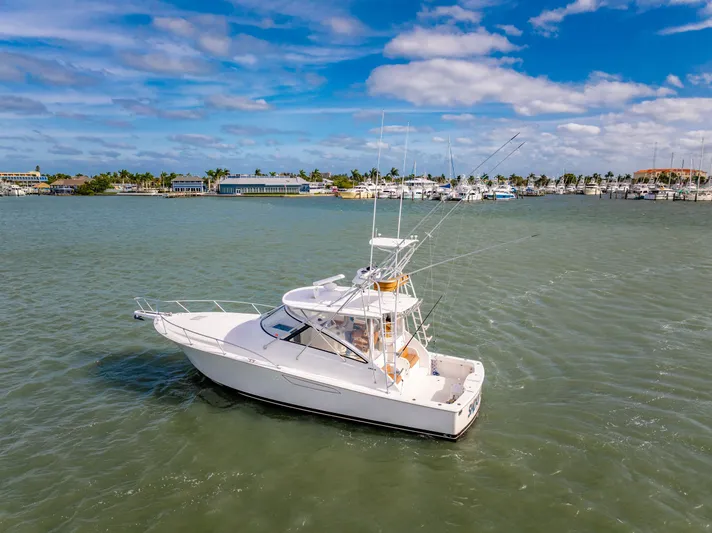  Yacht Photos Pics 2011 Viking 42 Open Yacht on calm waters.