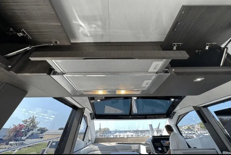 The Good Life Yacht Photos Pics Interior of 2024 Galeon 510 Sky yacht featuring modern design.