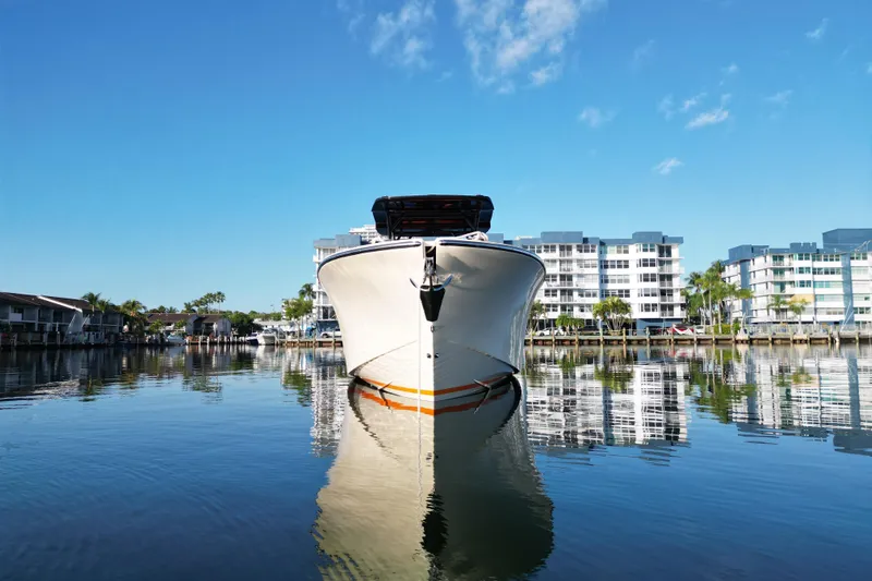  Yacht Photos Pics Lilybaeum Lipari 31 yacht docked in a serene marina, 2026 model.