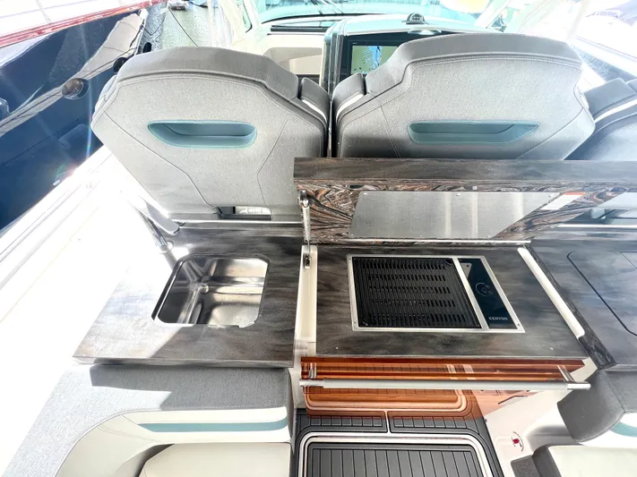 Sabbatical Yacht Photos Pics Cockpit - Sink, BBQ Grill, Etc.