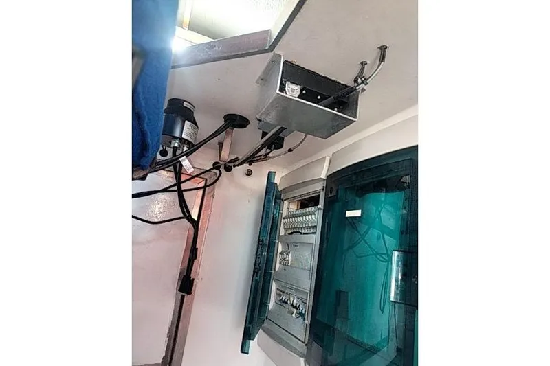  Yacht Photos Pics Electrical panel inside 2016 Mützelfeldtwerft Offshore Fast Crew Taxi Catamaran.