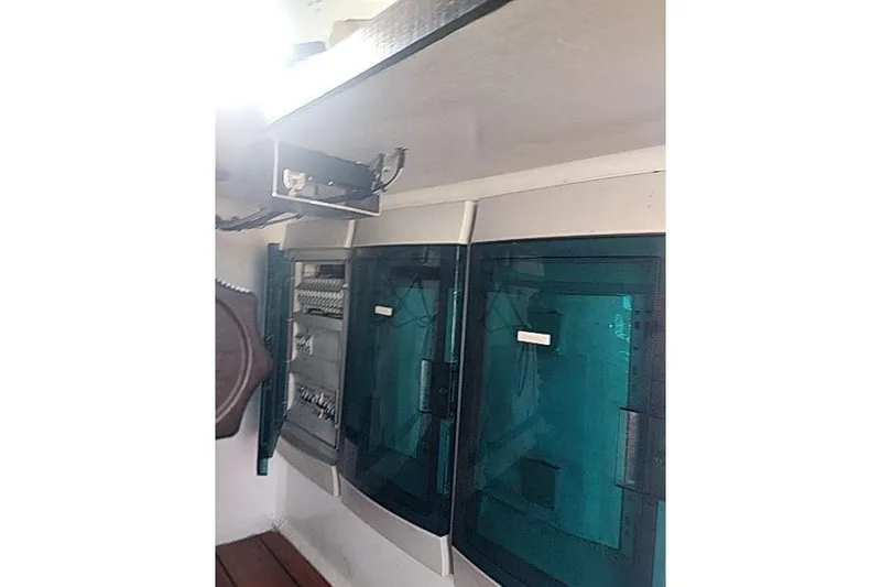  Yacht Photos Pics Electrical panel inside 2016 Mützelfeldtwerft Offshore Fast Crew Taxi Catamaran.