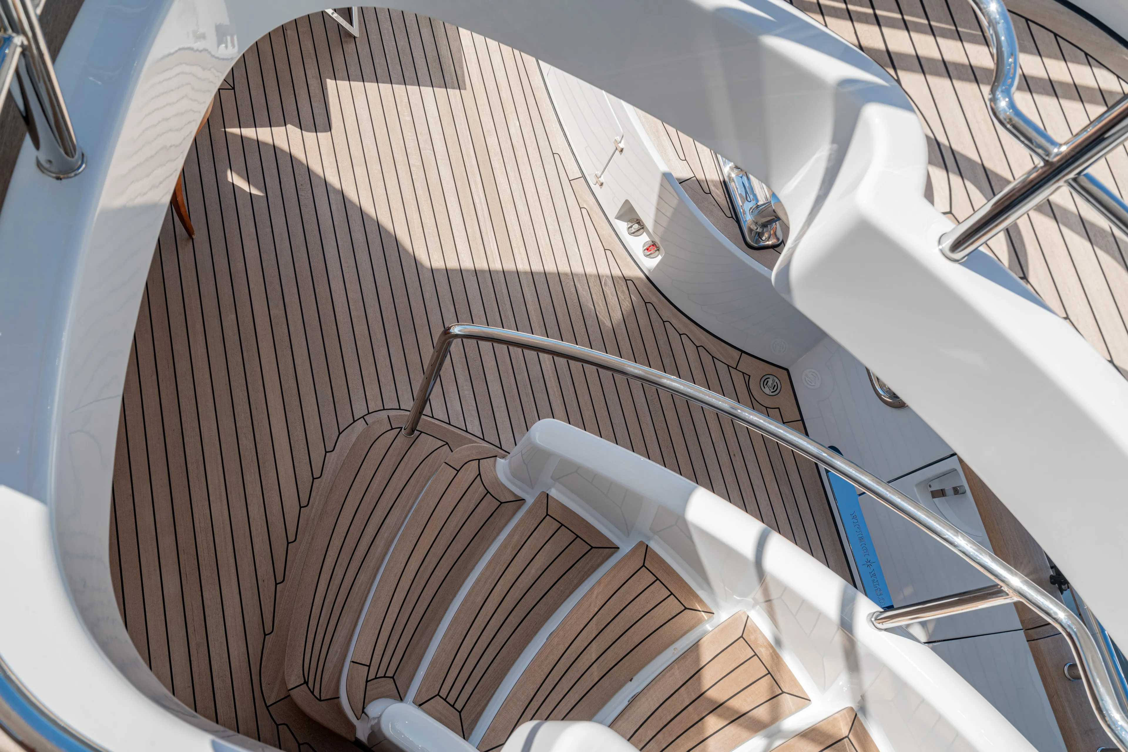Justa Delia Yacht Photos Pics Benetti 145 Justa Delia - Stairway