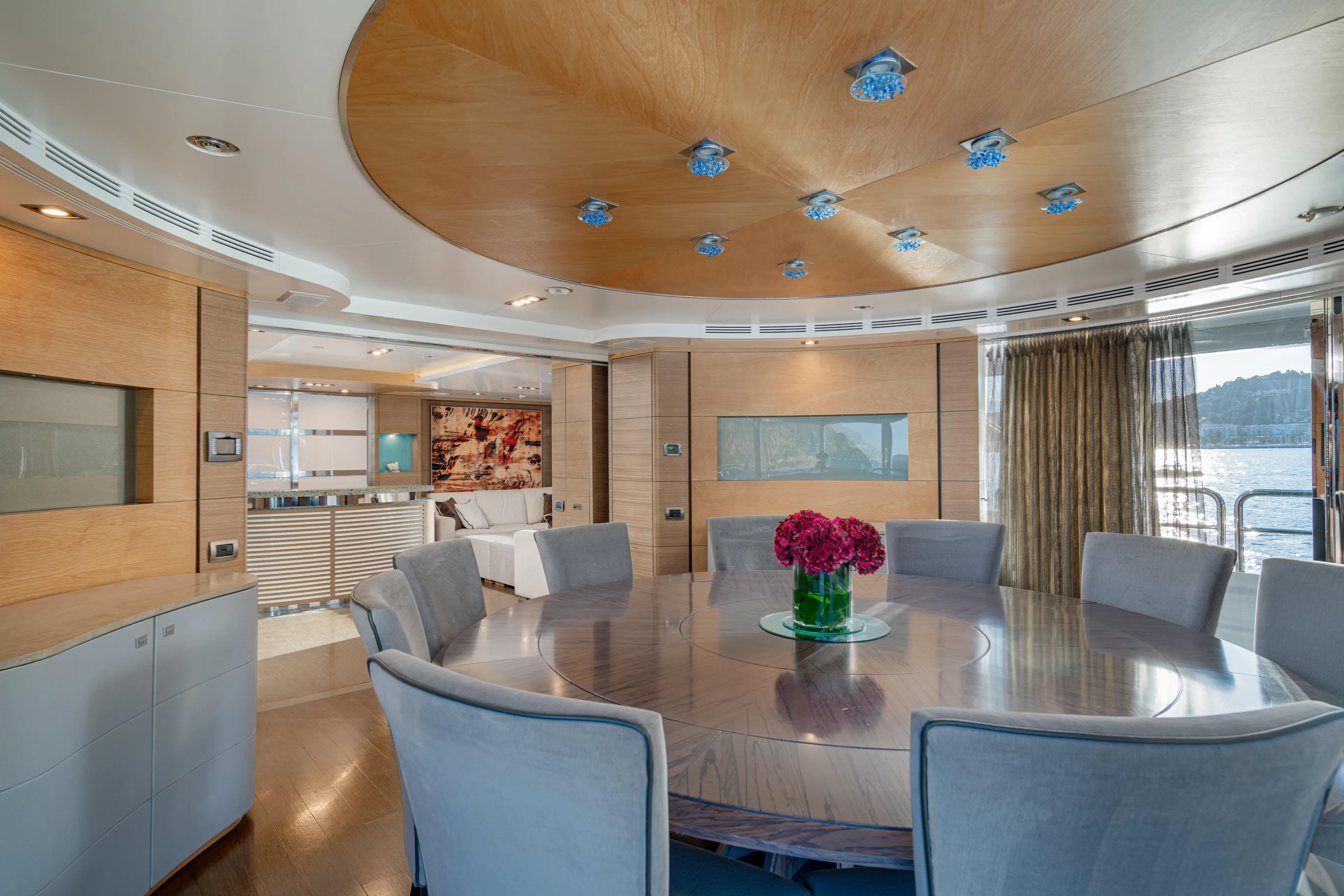 Justa Delia Yacht Photos Pics Benetti 145 Justa Delia - Dinette