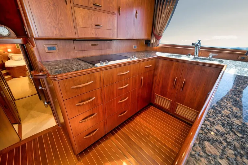 Scalawag Yacht Photos Pics Galley Starboard