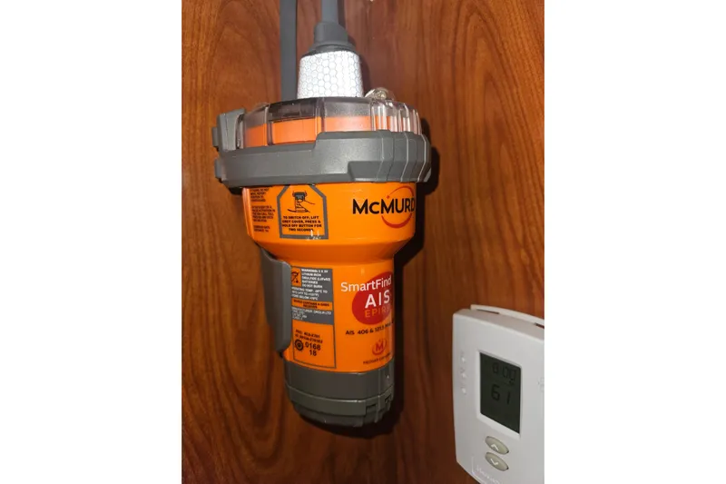 Soirse Yacht Photos Pics McMurdo SmartFind AIS EPIRB on 2013 Marlow-Hunter 50 aft cabin yacht.