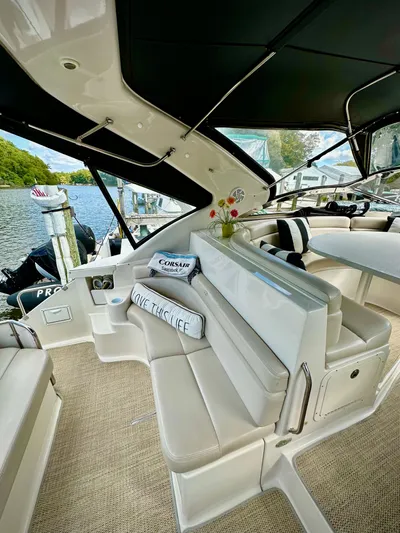 Corsair Yacht Photos Pics Cockpit seating