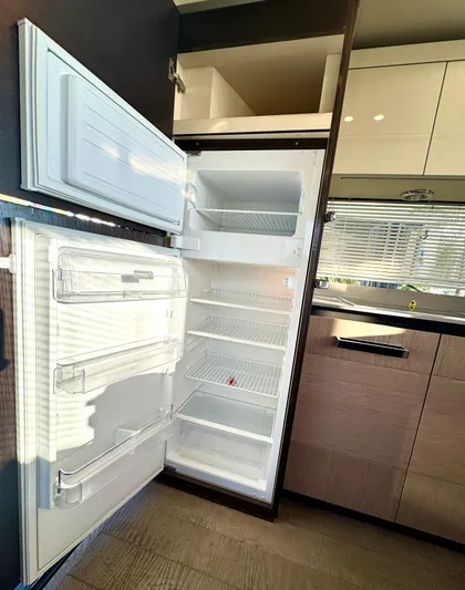 Porto Bene Yacht Photos Pics Galley Refrigerator & Freezer