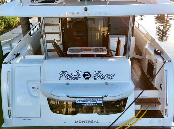 Porto Bene Yacht Photos Pics Transom Area