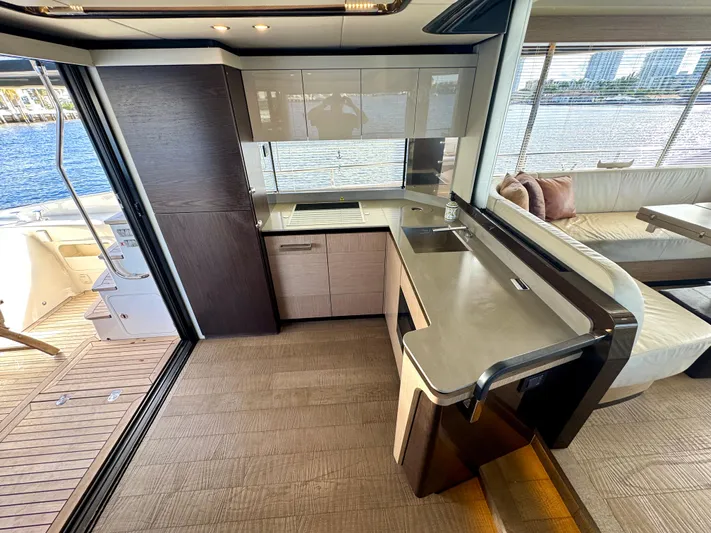 Porto Bene Yacht Photos Pics Galley - Strb. Side