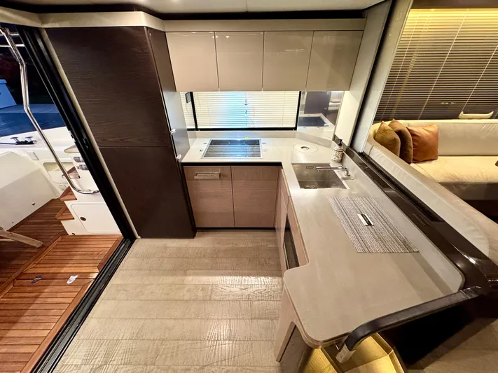 Porto Bene Yacht Photos Pics Galley - Port Side