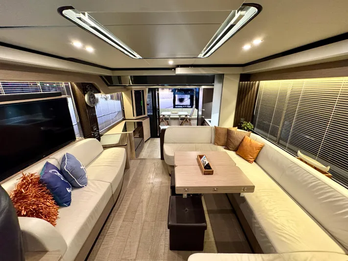 Porto Bene Yacht Photos Pics Interior Looking Aft