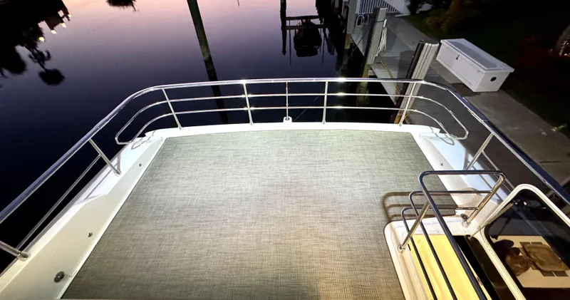 Porto Bene Yacht Photos Pics FlyBridge Aft Area