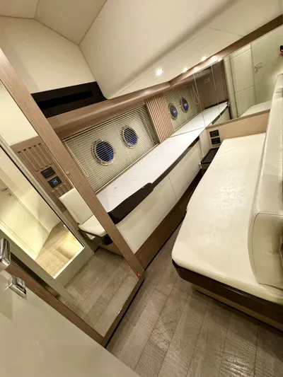 Porto Bene Yacht Photos Pics Guest StatRoom w/ Custom Desk