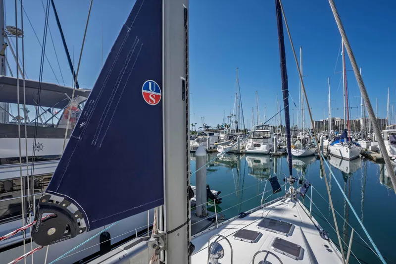 "champagne" Yacht Photos Pics Brand new Ullman Sails in-mast furling mainsail.