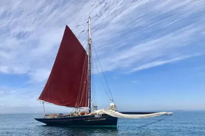 1900 Historic Fishing smack de l'Essex