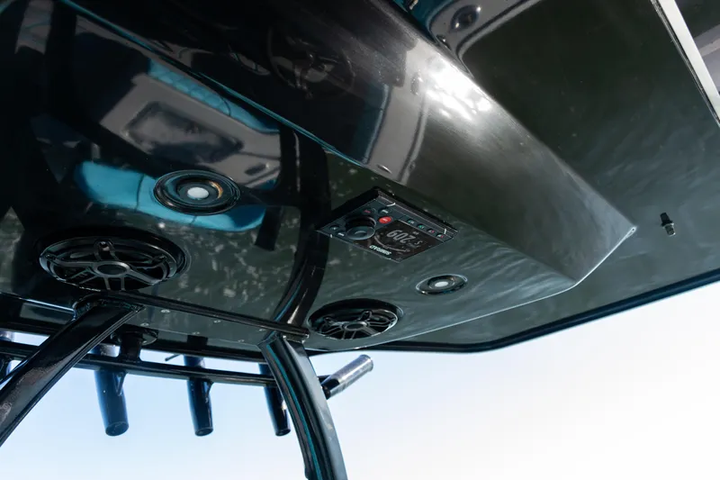  Yacht Photos Pics 2022 Costa Custom Boats 264, featuring sleek audio system and modern design elements.