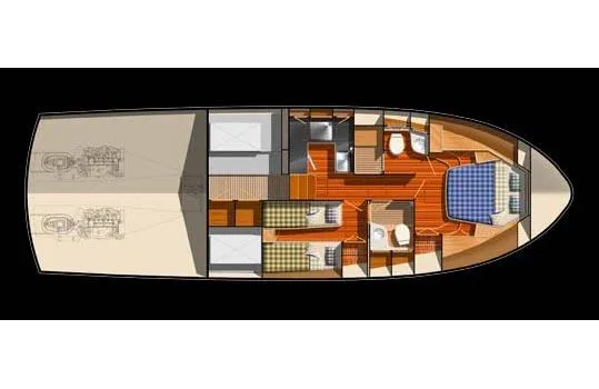 Seabird Yacht Photos Pics Manufacturer Provided Image: Standard arrangement for SX model.
