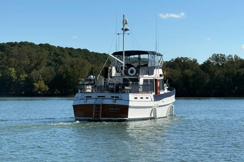 Irish Mist Yacht Photos Pics Grand Banks 49 Motor Yacht
