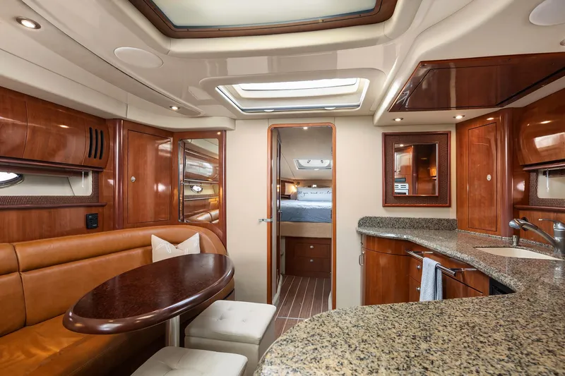 About Time Yacht Photos Pics Dinette/Galley