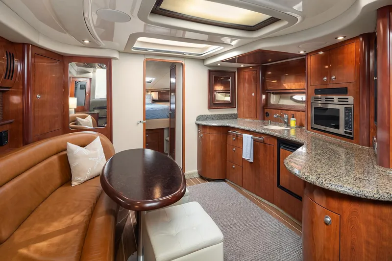 About Time Yacht Photos Pics Dinette/Galley