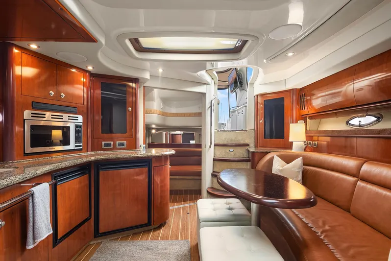 About Time Yacht Photos Pics Dinette/Galley