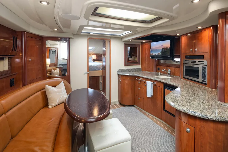 About Time Yacht Photos Pics Dinette/Galley