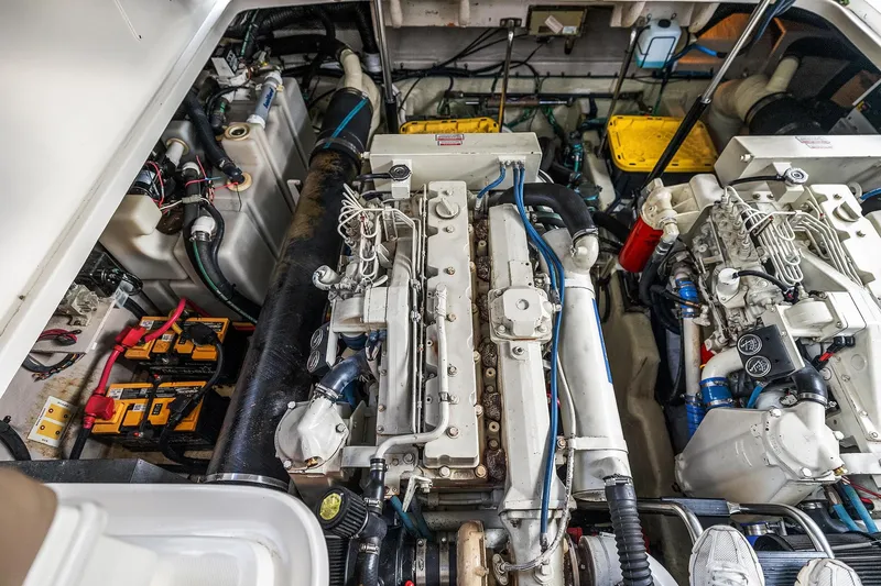 About Time Yacht Photos Pics Engine Room