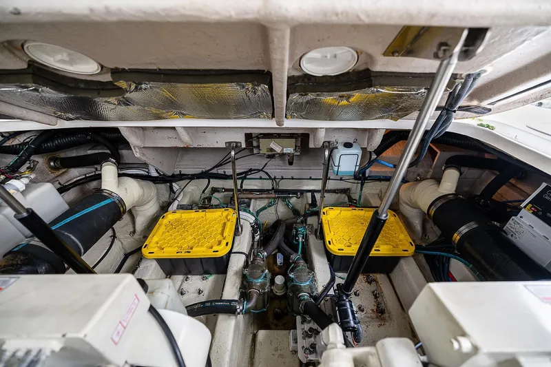 About Time Yacht Photos Pics Engine Room