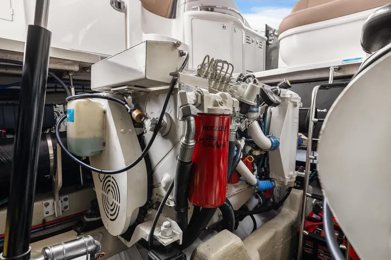 About Time Yacht Photos Pics Engine Room