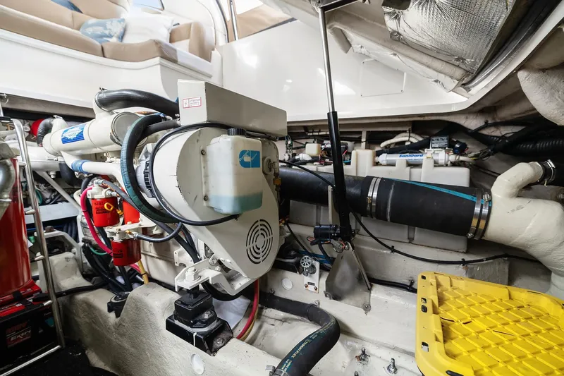 About Time Yacht Photos Pics Engine Room