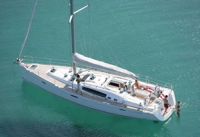 Lumiere Yacht Photos Pics Boat at Anchor (Sistership)