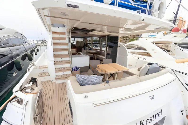  Yacht Photos Pics Luxurious 2019 Princess F70 yacht with spacious deck and elegant interior.