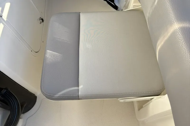 Yacht Photos Pics Seat cushion in Boston Whaler 330R boat, 2024 model.