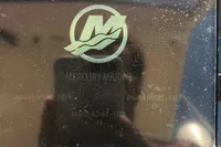 Mercury Marine engine display on a 1996 Maxi Custom Tender boat.