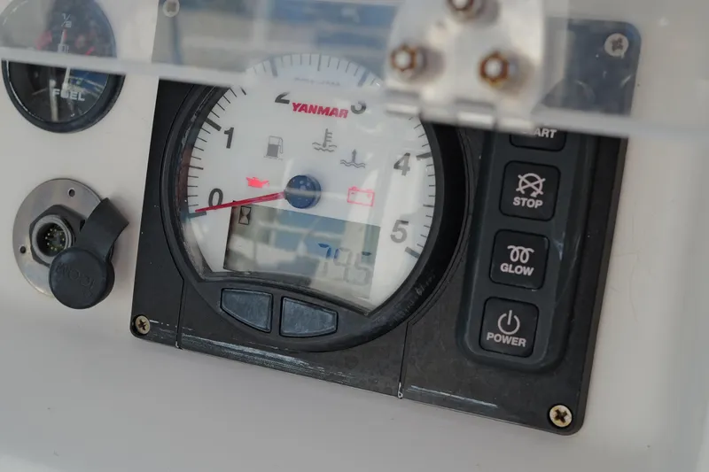 Encore Yacht Photos Pics Yanmar engine control panel on 2011 J Boats J/95 sailboat.