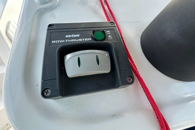  Yacht Photos Pics Vetus bow thruster control on 1999 Intrepid 339 boat dashboard.