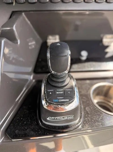  Yacht Photos Pics Joystick control of a 2019 Blackfin 272 CC boat, featuring Optimus 360 system.