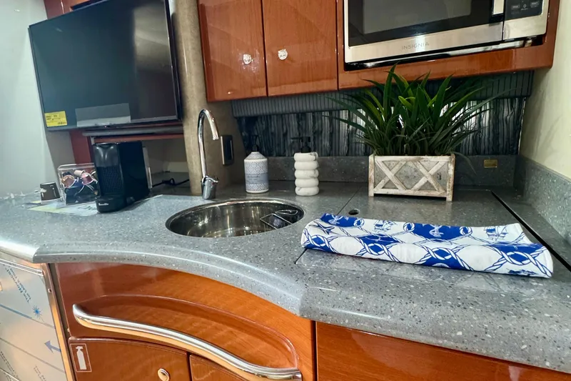 40 Formula Pc Yacht Photos Pics 2006 Formula 40 PC yacht kitchen with modern amenities and stylish decor.