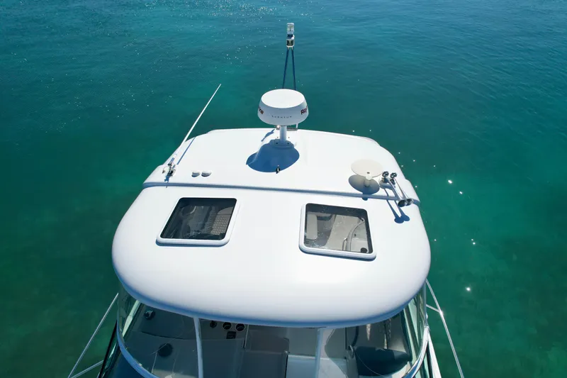 40 Formula Pc Yacht Photos Pics 2006 Formula 40 PC yacht top view on clear blue water.