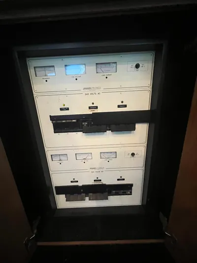  Yacht Photos Pics Electrical control panel on a 2000 Buddy Davis 78 yacht.