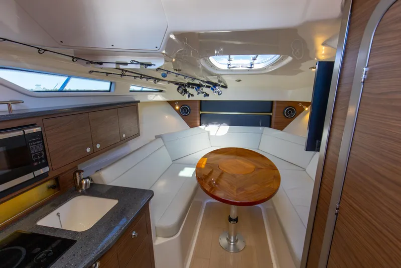 Optimism Yacht Photos Pics 2021 32 Boston Whaler 325 Conquest Optimism Cabin