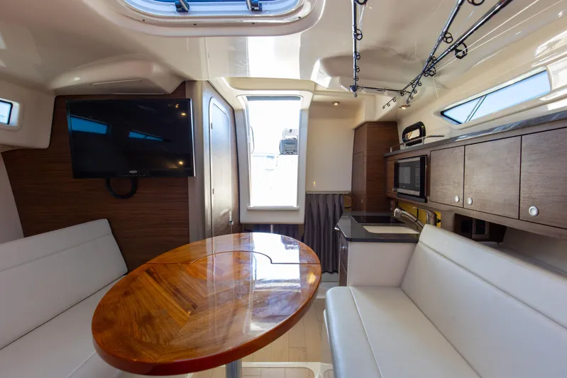 Optimism Yacht Photos Pics 2021 32 Boston Whaler 325 Conquest Optimism Cabin