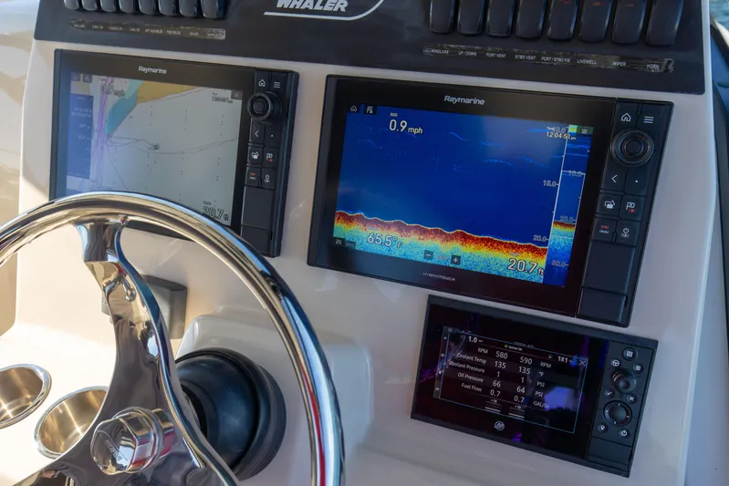 Optimism Yacht Photos Pics 2021 32 Boston Whaler 325 Conquest Optimism Console