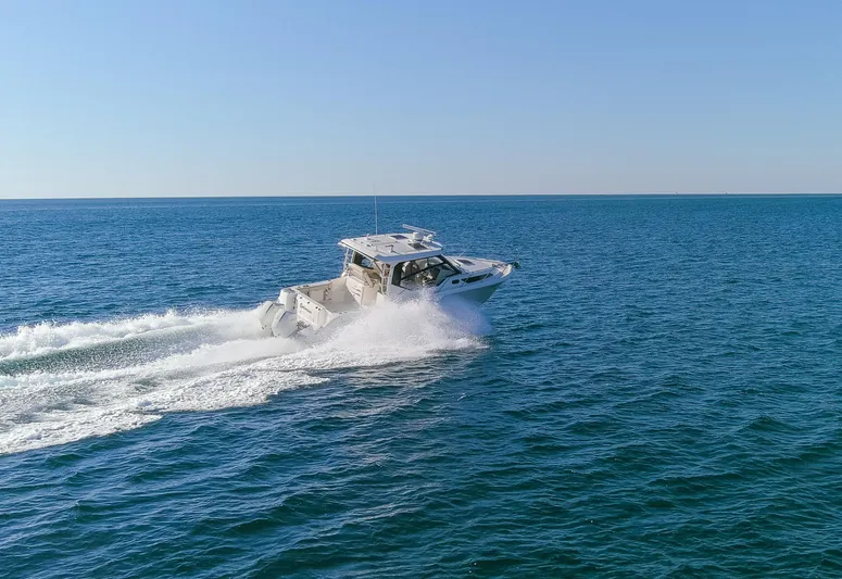 Optimism Yacht Photos Pics 2021 32 Boston Whaler 325 Conquest Optimism Exterior Profile