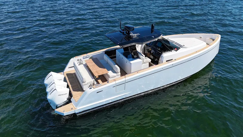  Yacht Photos Pics Pardo Yachts 38, 2020 model, cruising on open water with sleek design and powerful engines.