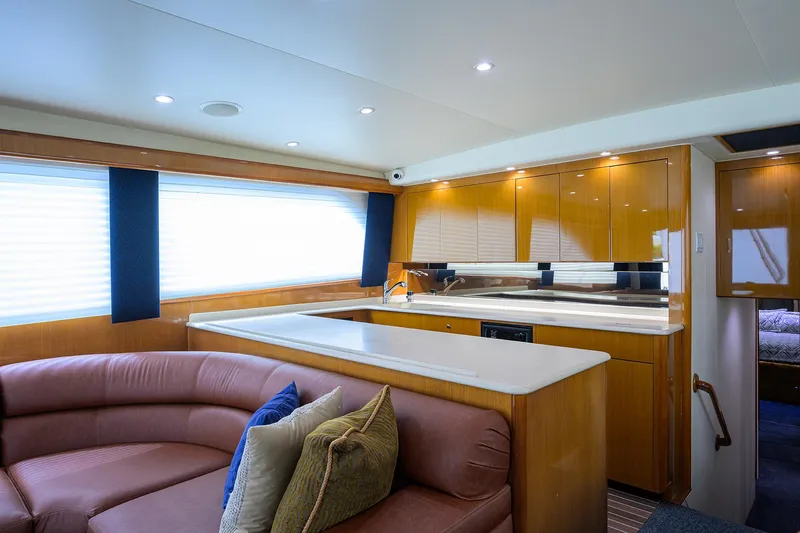 Night Bird Yacht Photos Pics Viking 61 Night Bird - Interior Galley