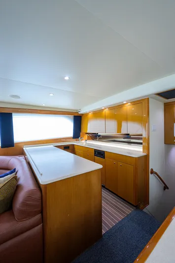 Night Bird Yacht Photos Pics Viking 61 Night Bird - Interior Galley