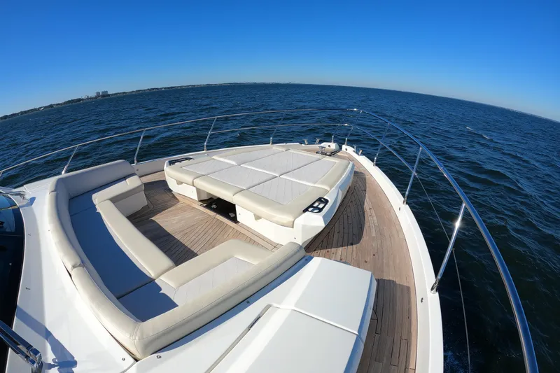  Yacht Photos Pics Luxurious 2016 Absolute 72 FLY yacht with spacious deck and ocean view.