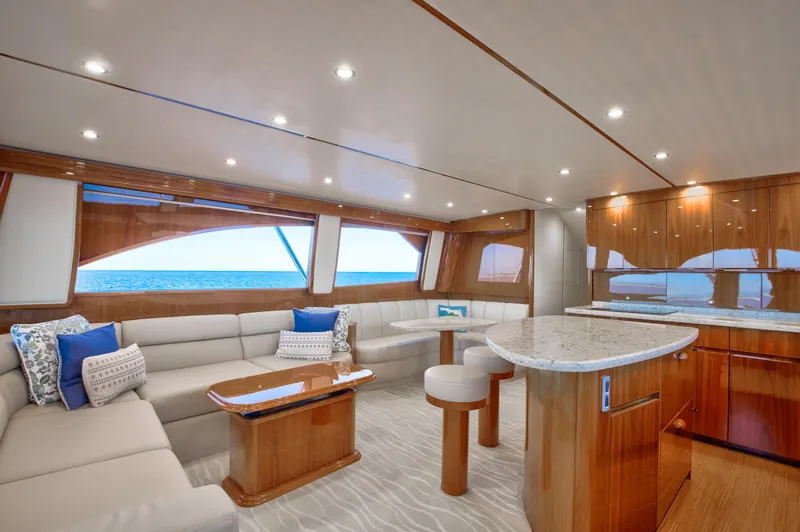 Last Look Yacht Photos Pics Viking 62 Last Look - Interior Salon